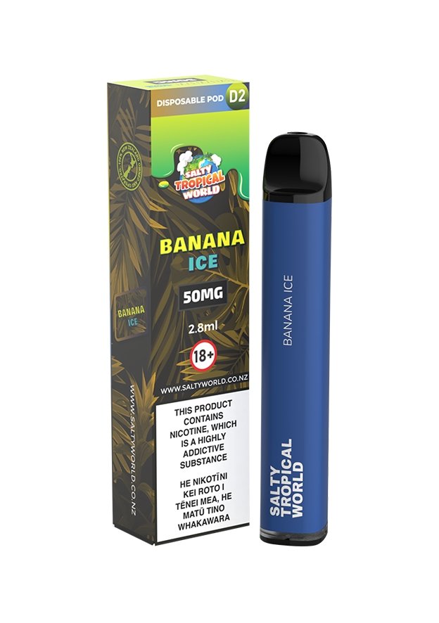 D2 Disposable Vape Banana Ice | Hollywood Vape NZ